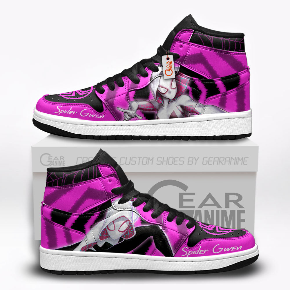 Spider Gwen Custom Movie High-Top Sneakers