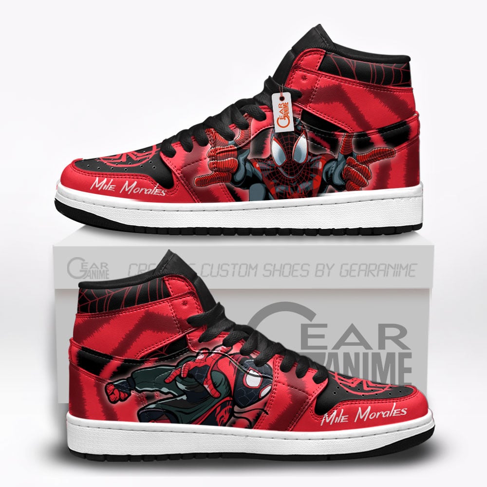 Miles Morales Custom Movie High-Top Sneakers