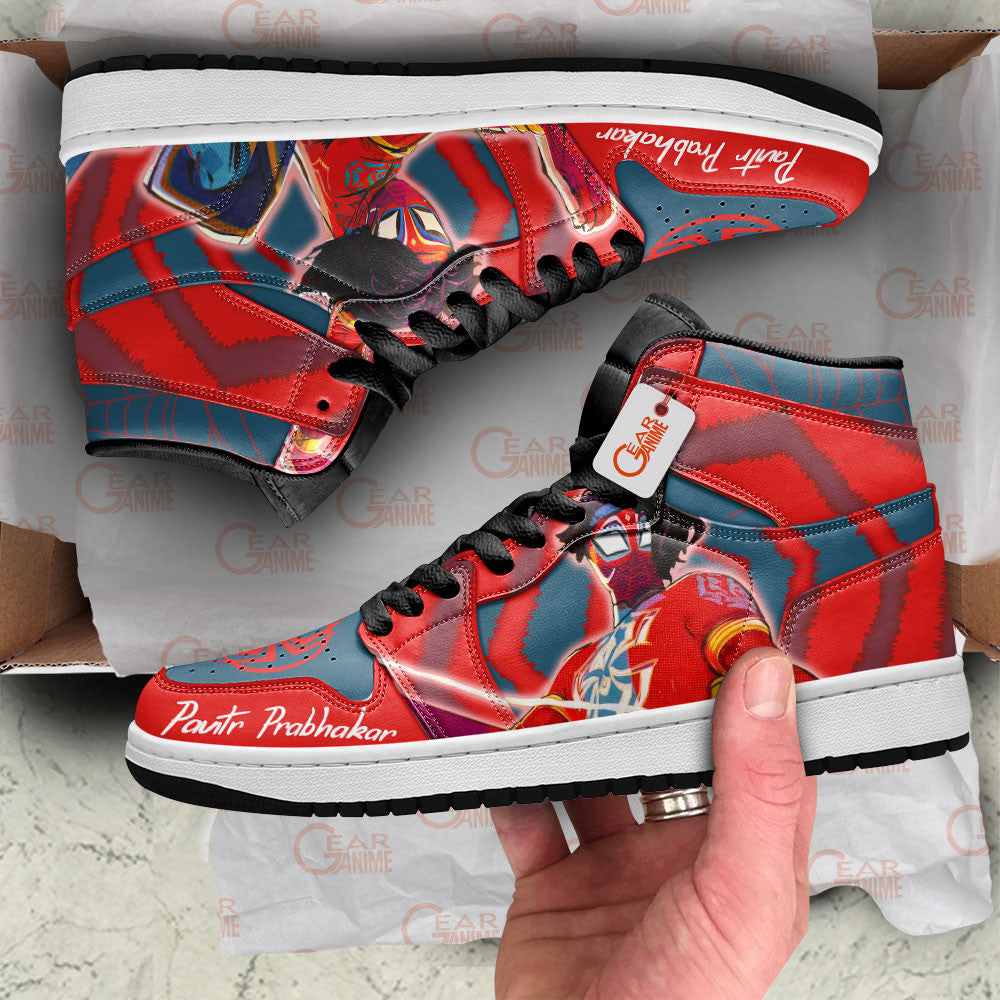 Pavitr Prabhakar Custom Movie High-Top Sneakers