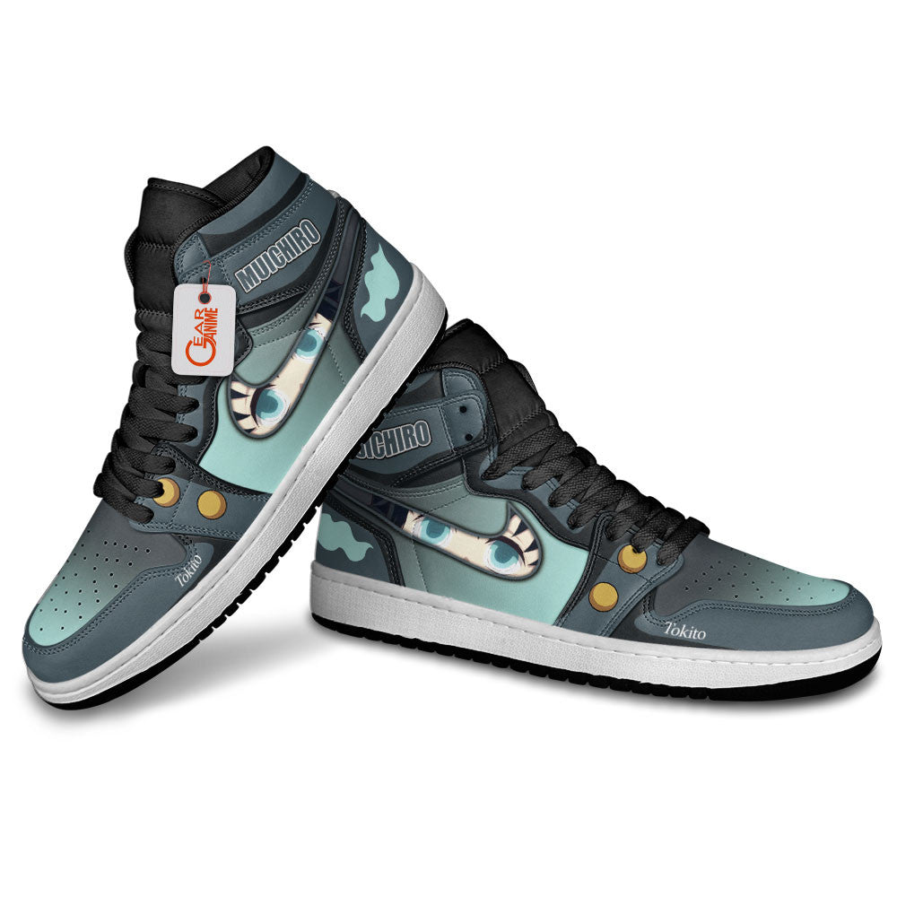 Muichiro Tokito Custom High-Top Sneakers Mist Hashira