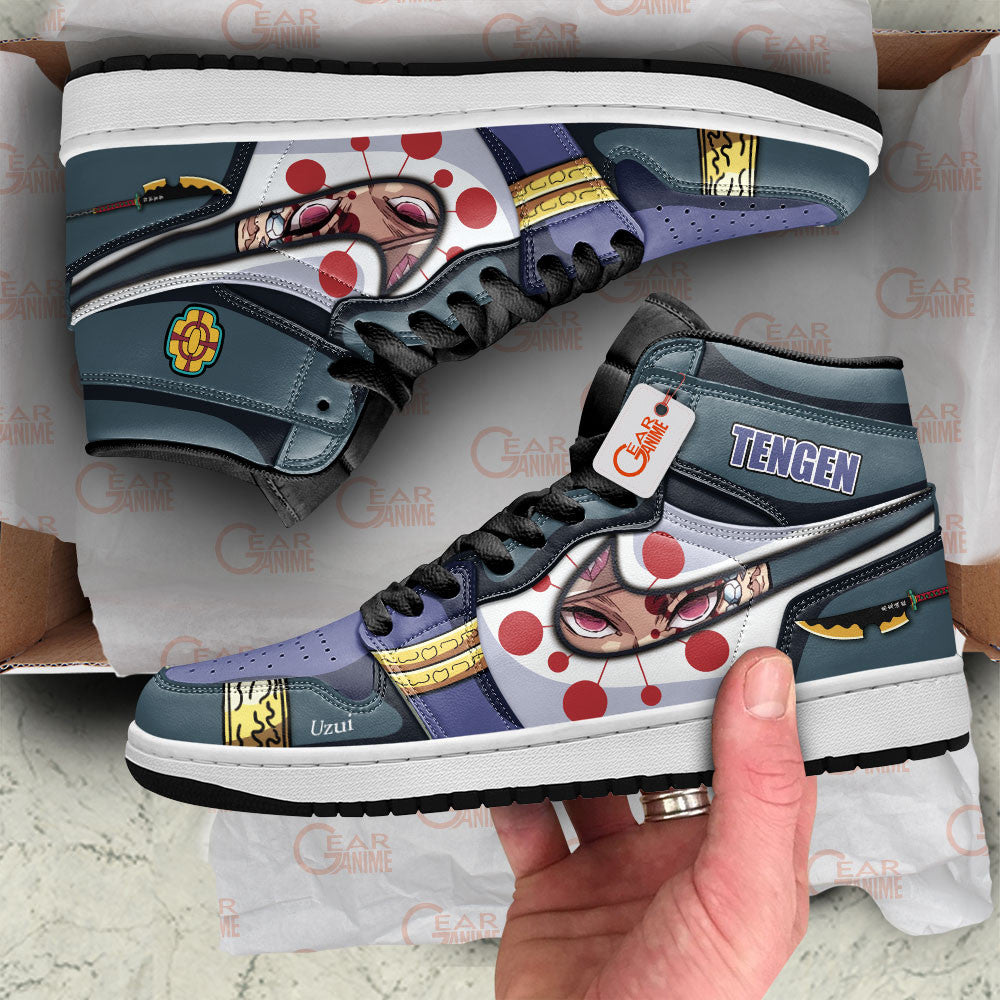 Tengen Uzui High-Top Sneakers Demon Slayer Custom Name