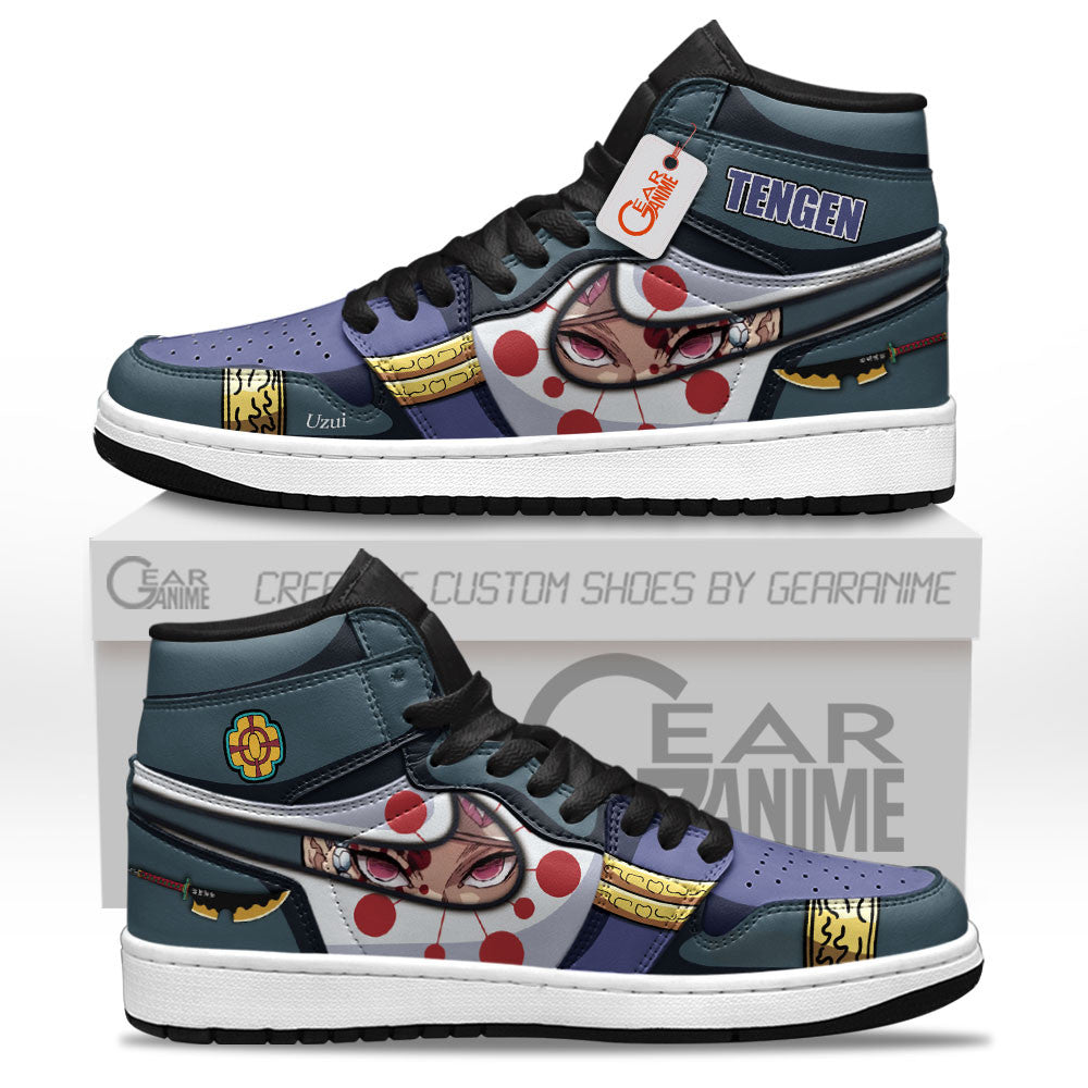 Tengen Uzui High-Top Sneakers Demon Slayer Custom Name