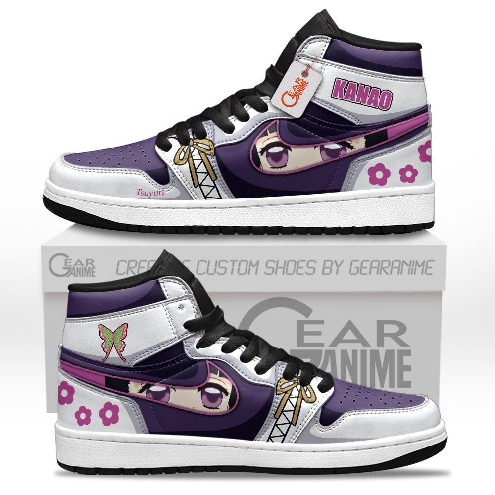 Kanao Tsuyuri Custom High-Top Sneakers - Personalized Name