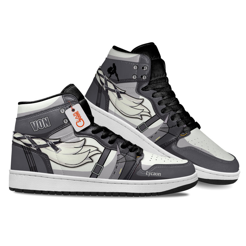 Von Lycaon High-Top Sneakers Custom Zenless Zone Zero Custom Shoes