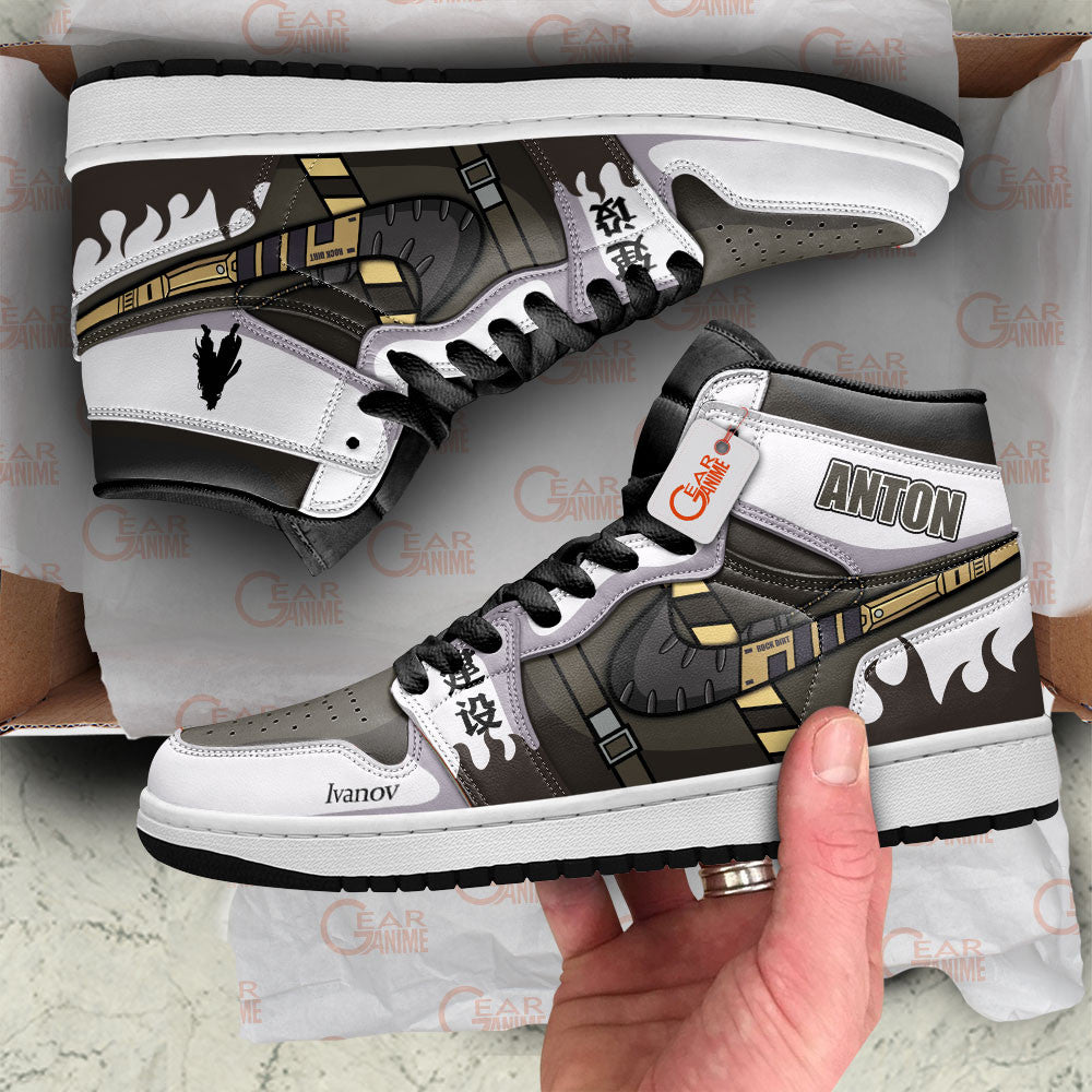Anton Ivanov High-Top Sneakers Custom Zenless Zone Zero Custom Shoes