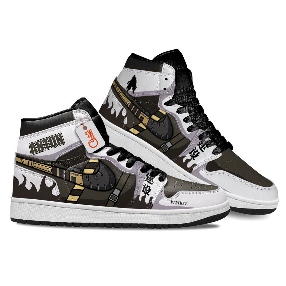 Anton Ivanov High-Top Sneakers Custom Zenless Zone Zero Custom Shoes