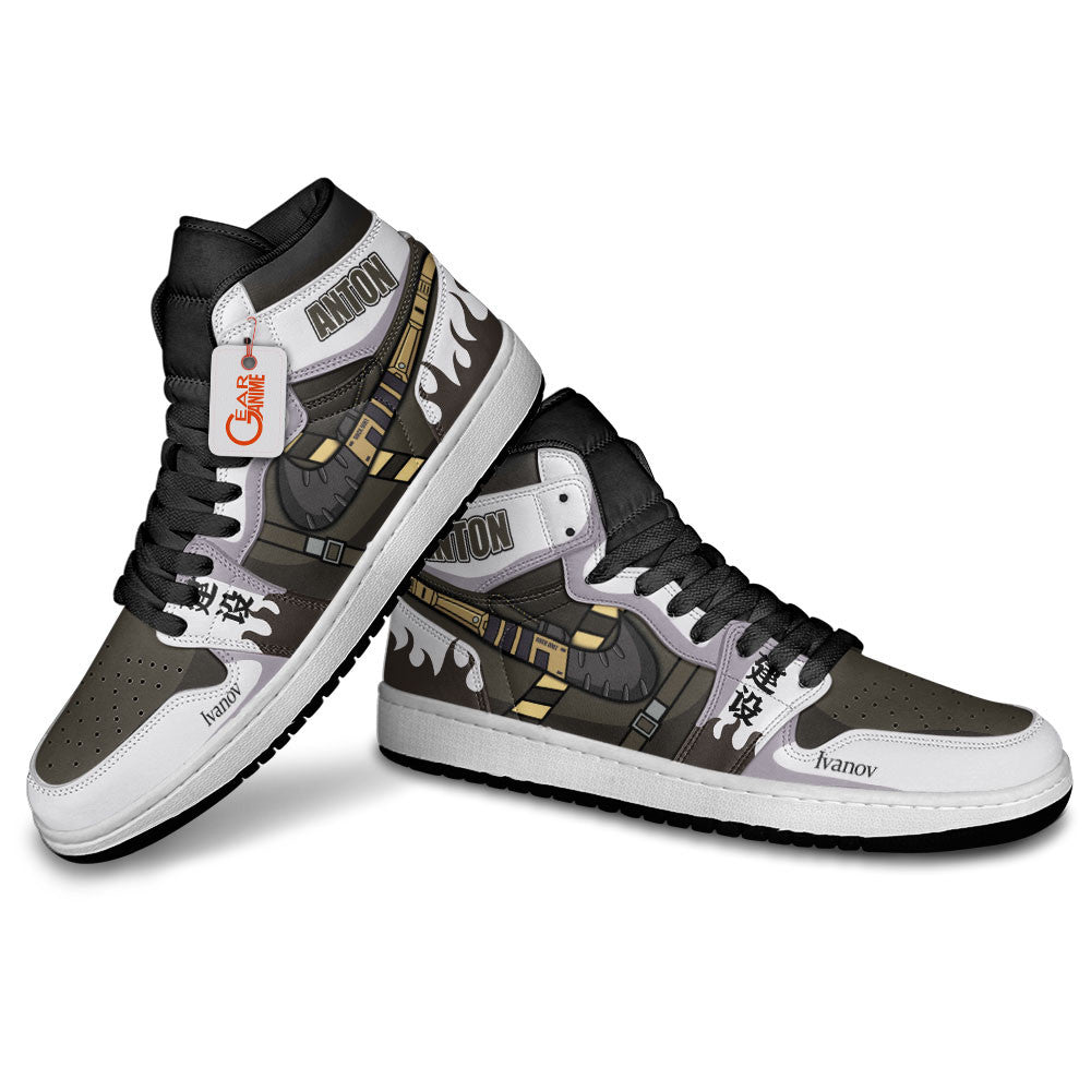 Anton Ivanov High-Top Sneakers Custom Zenless Zone Zero Custom Shoes