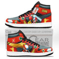 Mega Man Zero Custom Gaming Custom High-Top Sneakers - Personalized Name