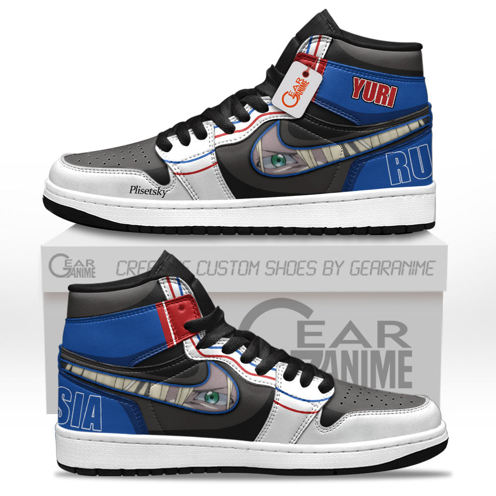 Yuri Plisetsky Custom High-Top Sneakers Yuri!!! On Ice Wikia