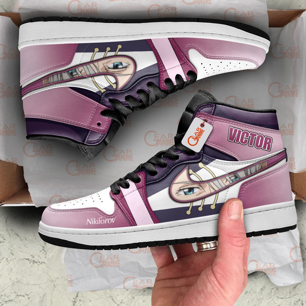 Victor Nikiforov Custom High-Top Sneakers Yuri!!! On Ice Wikia