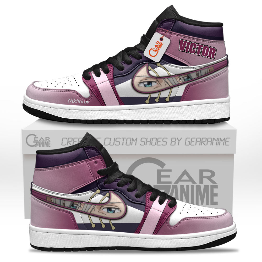Victor Nikiforov Custom High-Top Sneakers Yuri!!! On Ice Wikia