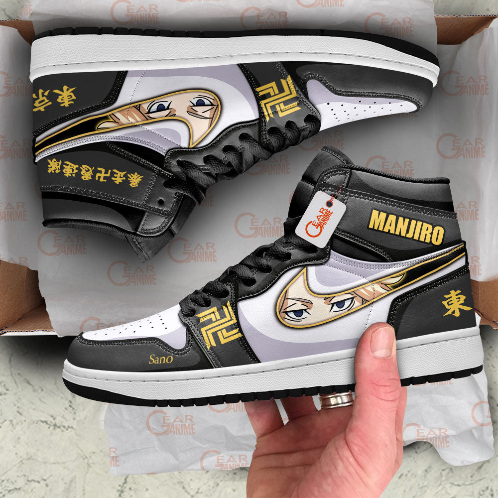 Manjiro Sano Custom High-Top Sneakers - Personalized Name