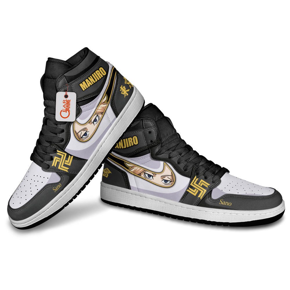Manjiro Sano Custom High-Top Sneakers - Personalized Name