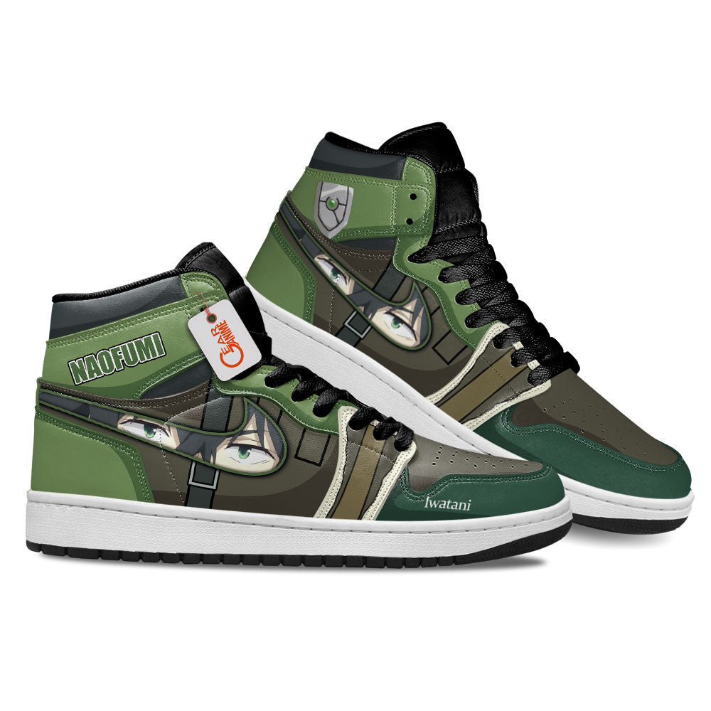Naofumi Iwatani Custom High-Top Sneakers - Personalized Name