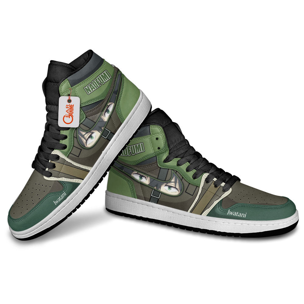 Naofumi Iwatani Custom High-Top Sneakers - Personalized Name