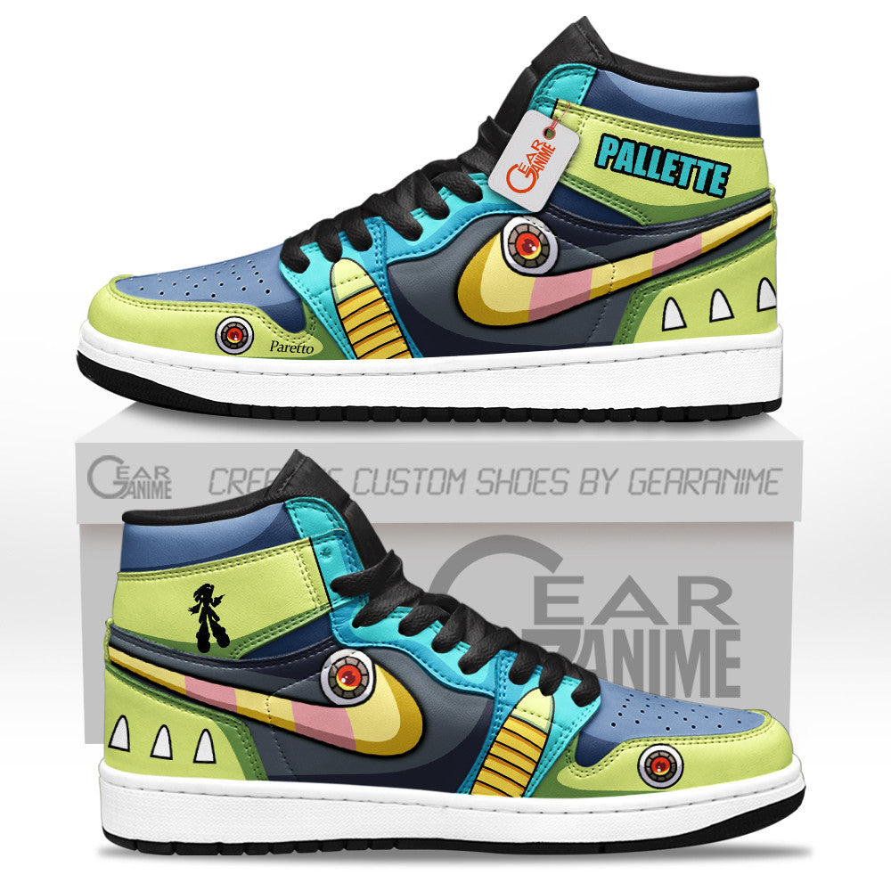 Pallette High-Top Sneakers Custom Mega Man X8 Shoes