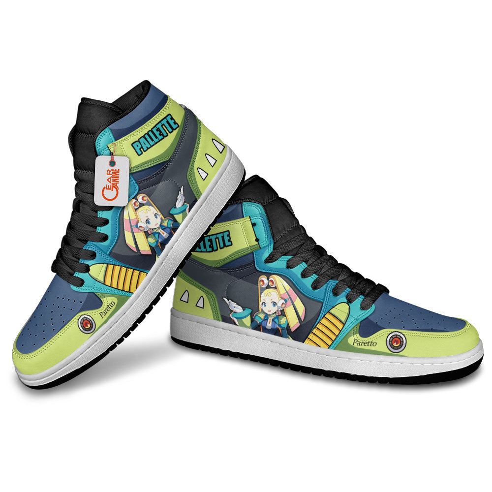 Pallette High-Top Sneakers Custom Mega Man Custom Game Shoes
