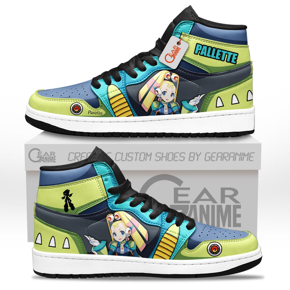 Pallette High-Top Sneakers Custom Mega Man Custom Game Shoes