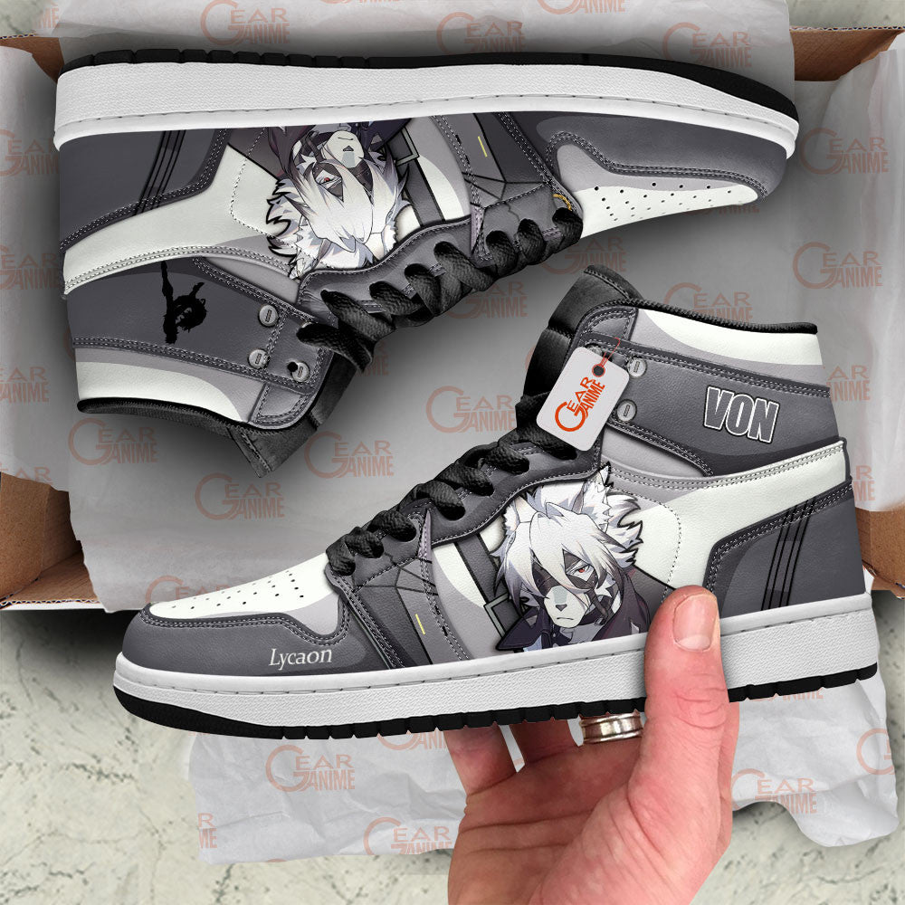 Von Lycaon High-Top Sneakers Custom Zenless Zone Zero Shoes