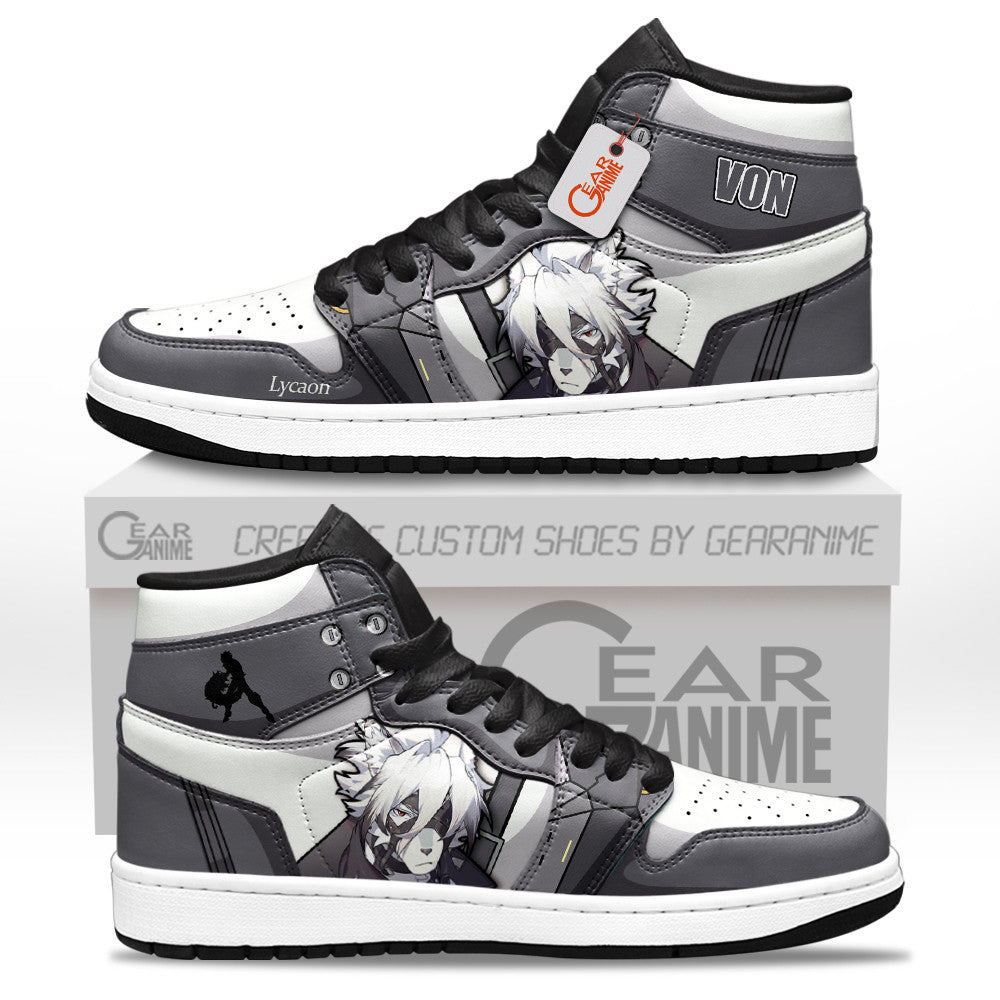 Von Lycaon High-Top Sneakers Custom Zenless Zone Zero Shoes