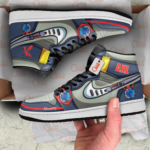 Axl High-Top Sneakers Custom Mega Man Custom Shoes Personalized