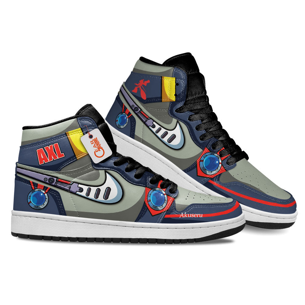 Axl High-Top Sneakers Custom Mega Man Custom Shoes Personalized