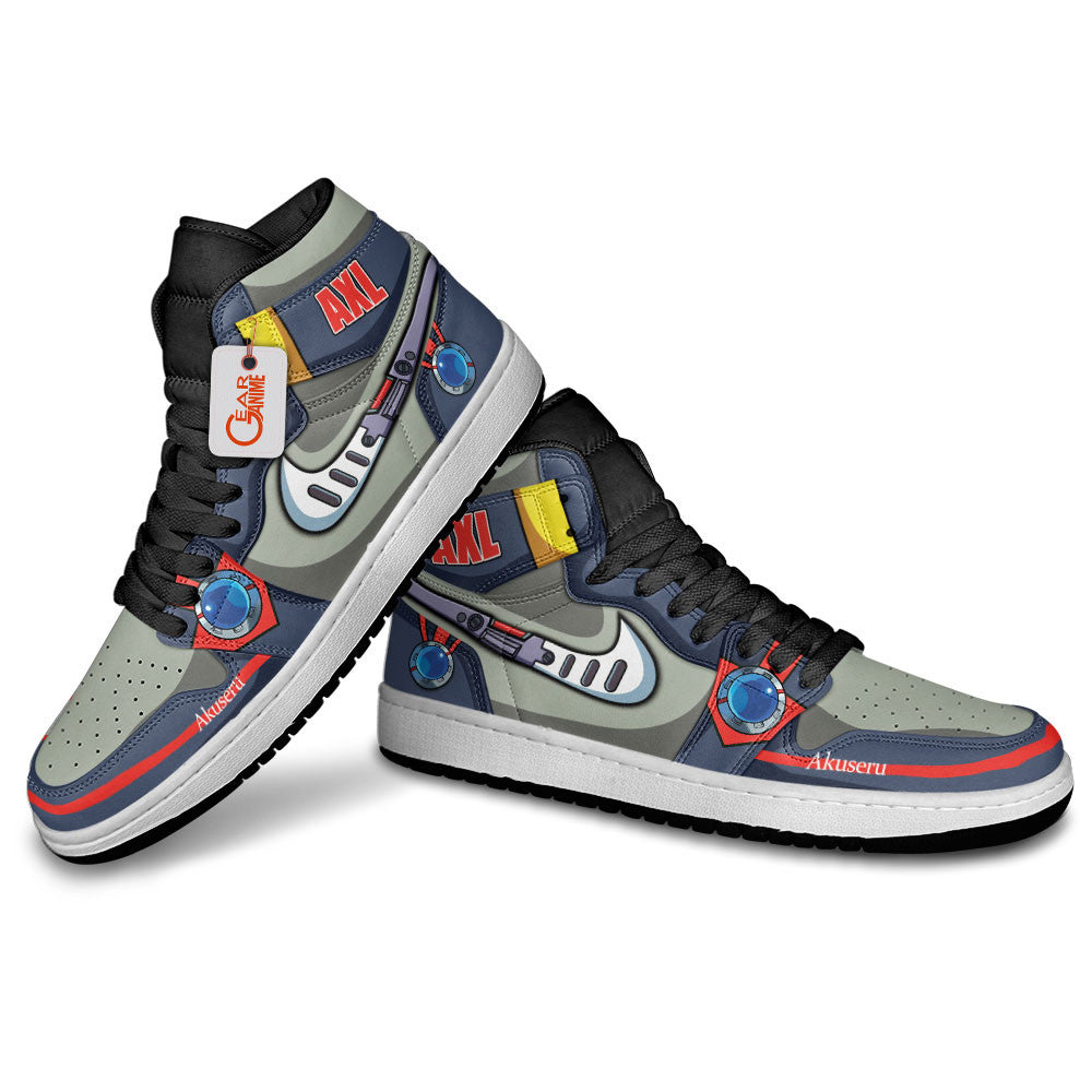 Axl High-Top Sneakers Custom Mega Man Custom Shoes Personalized
