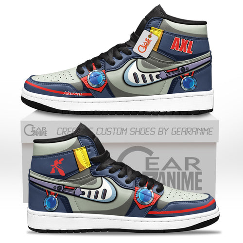 Axl High-Top Sneakers Custom Mega Man Custom Shoes Personalized
