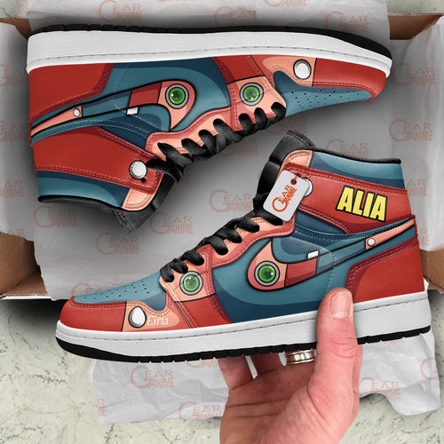 Alia High-Top Sneakers Custom Mega Man Shoes Personalized