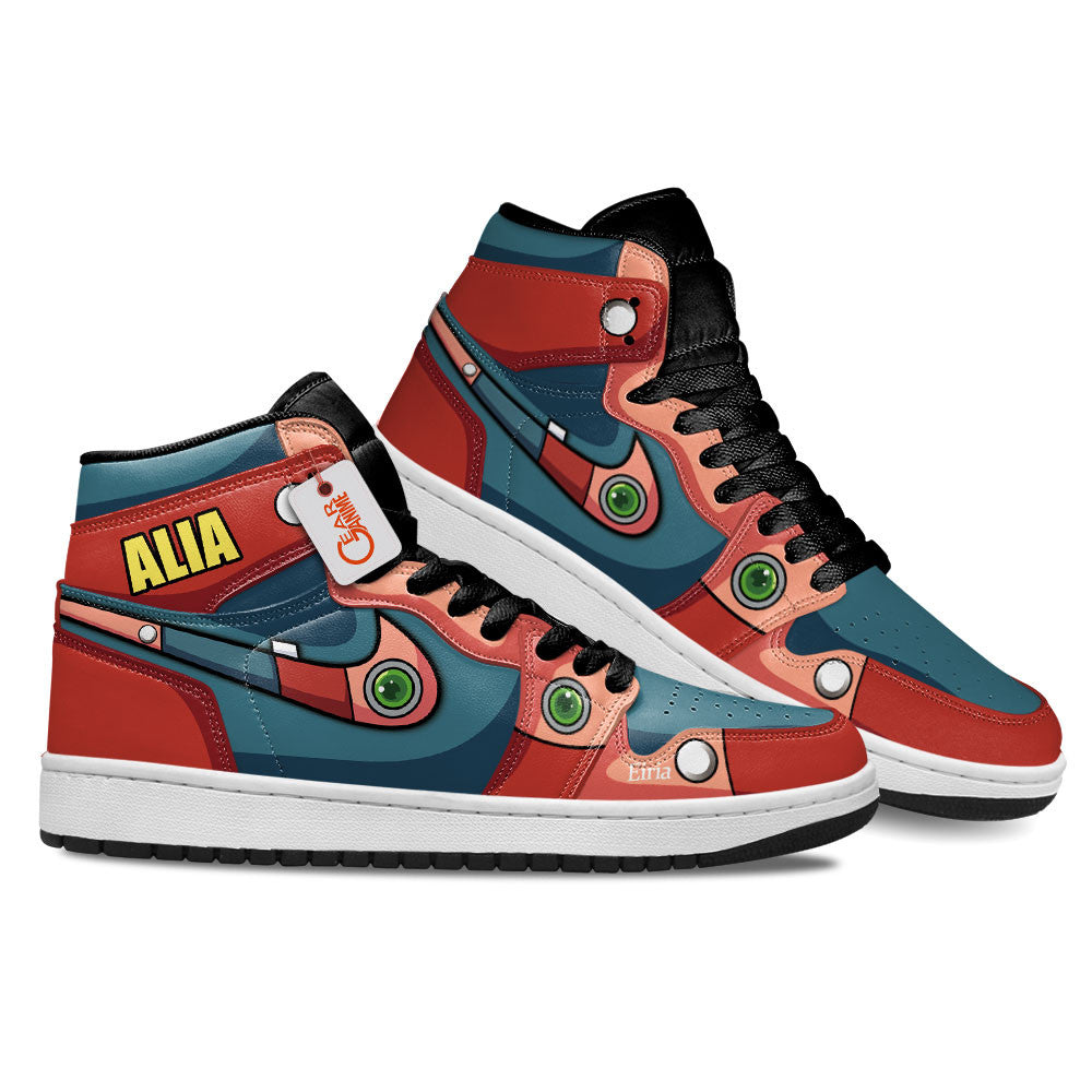 Alia High-Top Sneakers Custom Mega Man Shoes Personalized