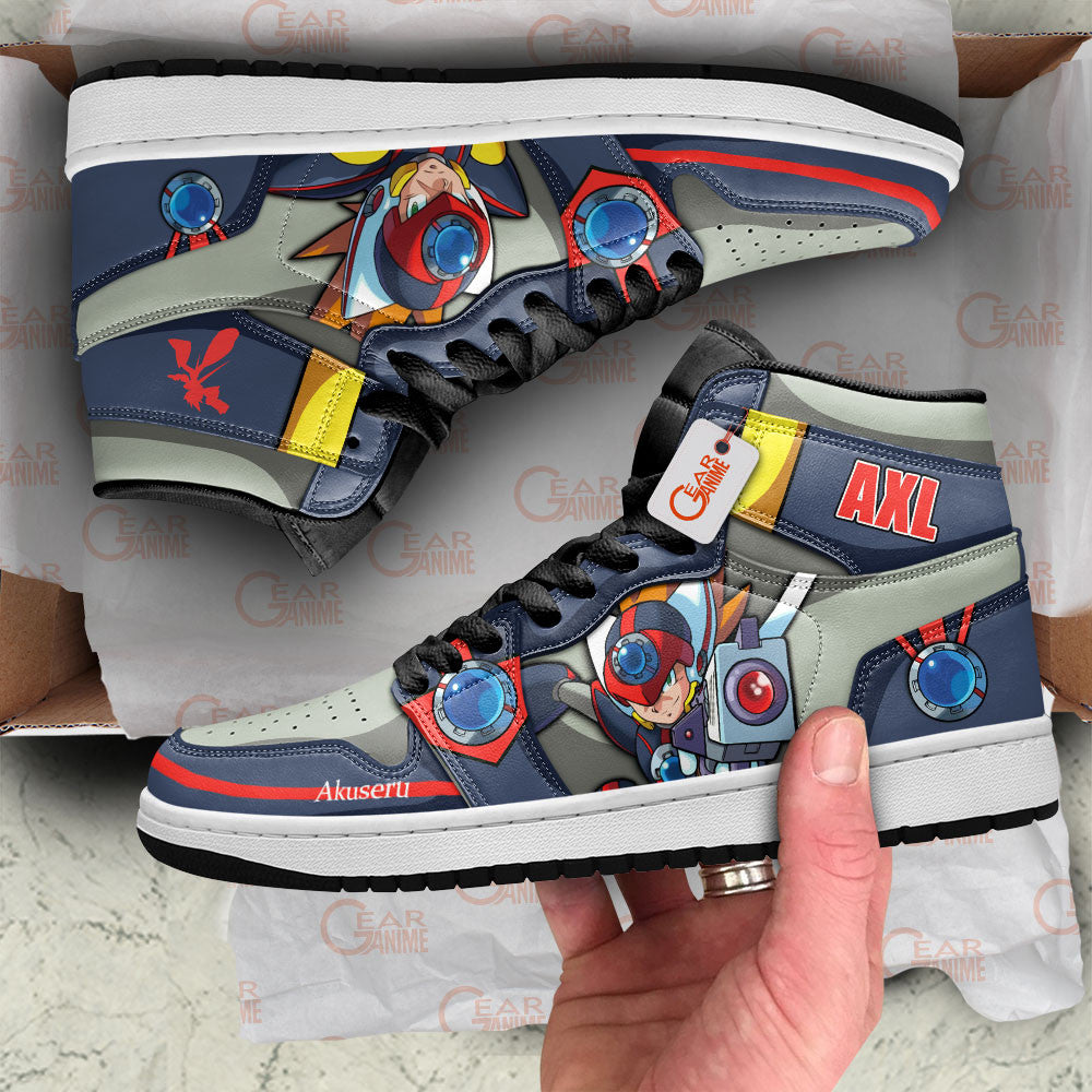 Axl High-Top Sneakers Custom Mega Man Shoes Personalized