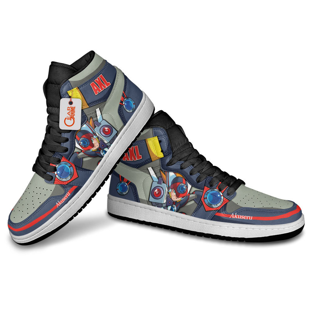 Axl High-Top Sneakers Custom Mega Man Shoes Personalized