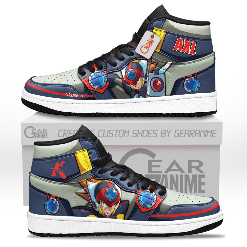 Axl High-Top Sneakers Custom Mega Man Shoes Personalized