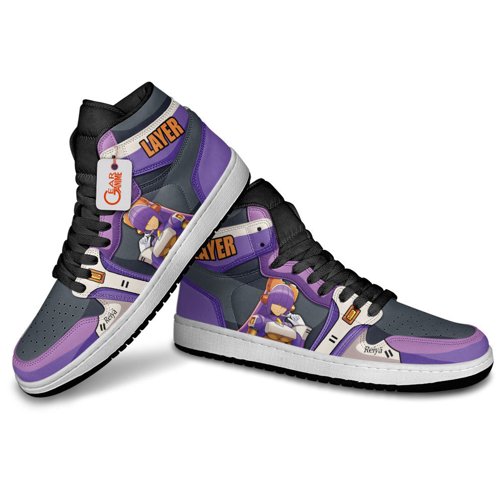 Layer High-Top Sneakers Custom Mega Man Shoes Personalized