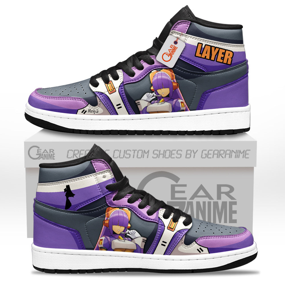 Layer High-Top Sneakers Custom Mega Man Shoes Personalized
