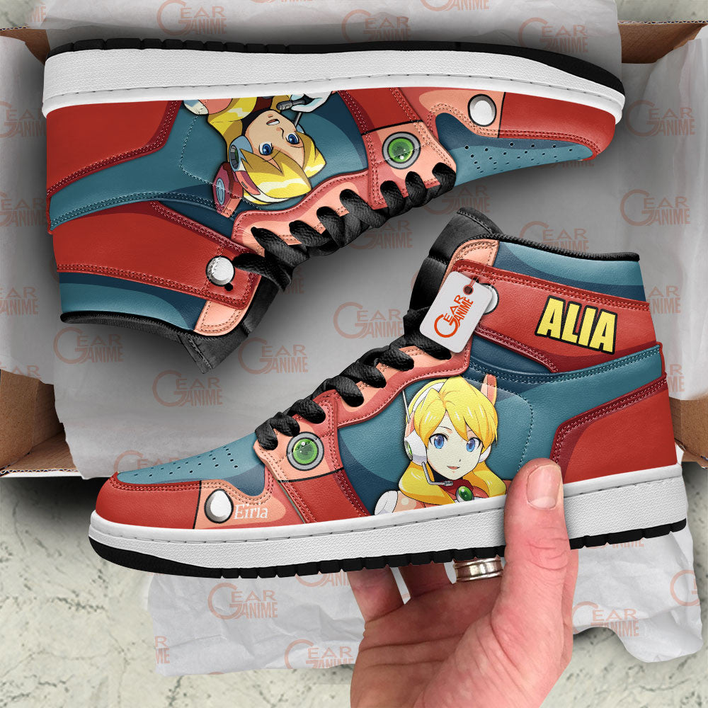 Alia High-Top Sneakers Custom Mega Man Custom Shoes Personalized