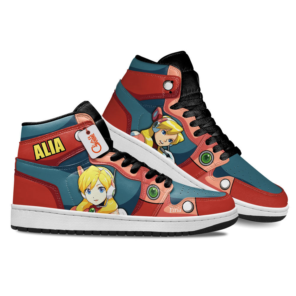 Alia High-Top Sneakers Custom Mega Man Custom Shoes Personalized