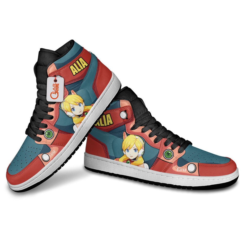 Alia High-Top Sneakers Custom Mega Man Custom Shoes Personalized