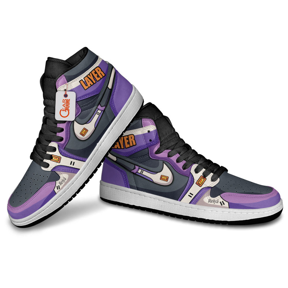 Layer High-Top Sneakers Custom Mega Man Custom Shoes Personalized