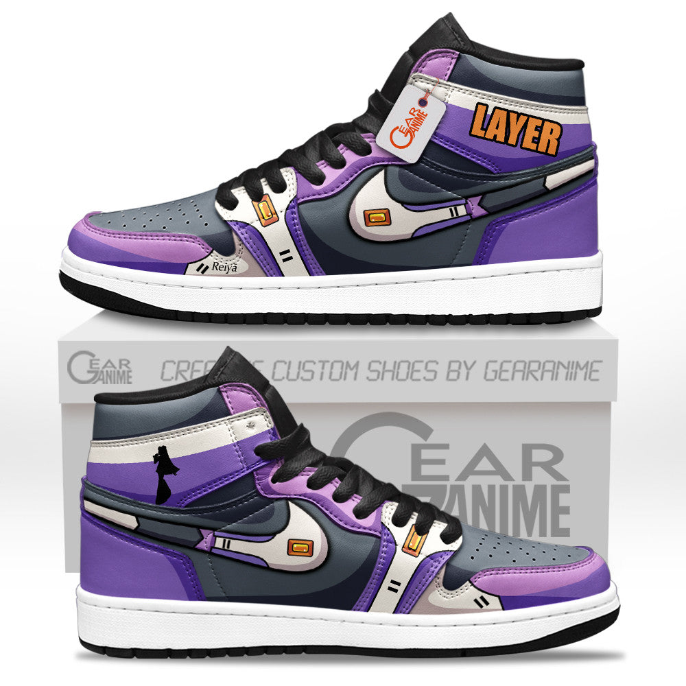 Layer High-Top Sneakers Custom Mega Man Custom Shoes Personalized
