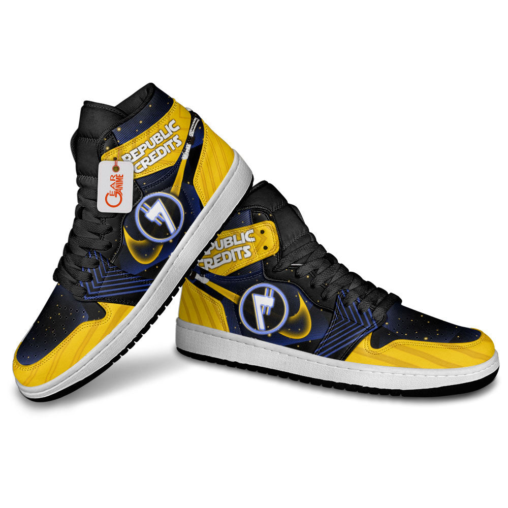 Republic Credits Custom Movie High-Top Sneakers