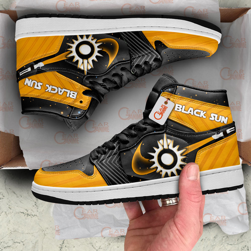 Black Sun Custom Movie High-Top Sneakers