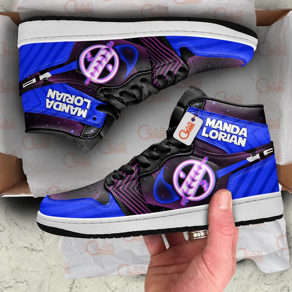 Mandalorian Custom Movie High-Top Sneakers