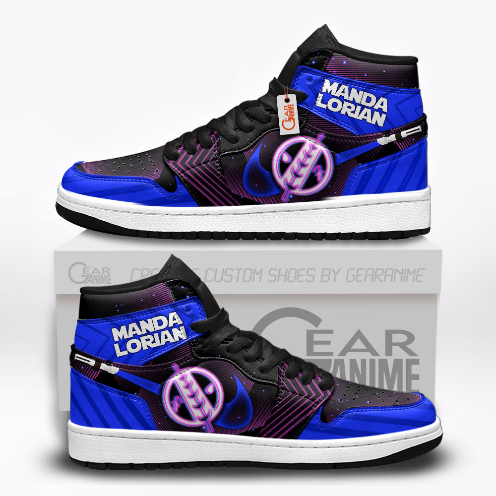 Mandalorian Custom Movie High-Top Sneakers
