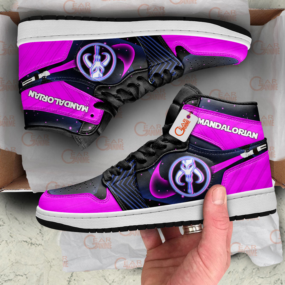 The Mandalorian Custom Movie High-Top Sneakers