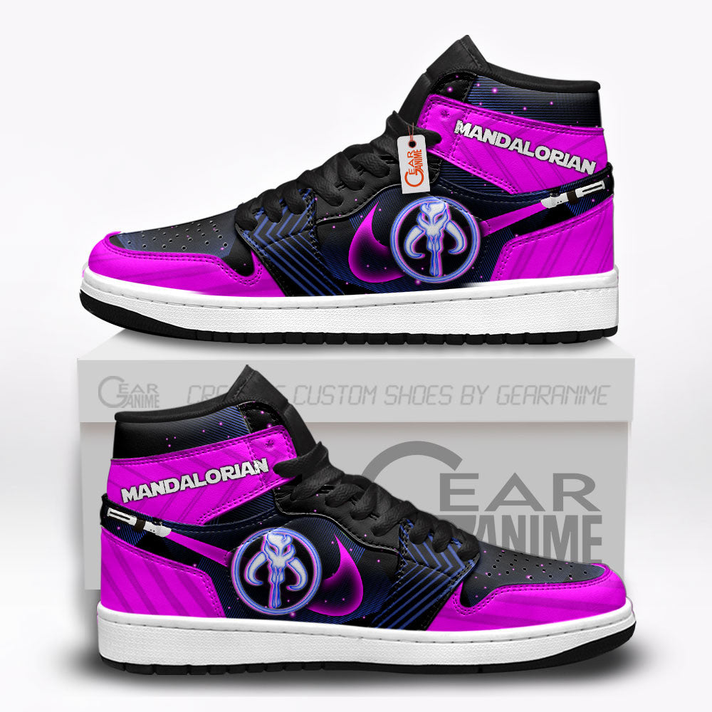 The Mandalorian Custom Movie High-Top Sneakers