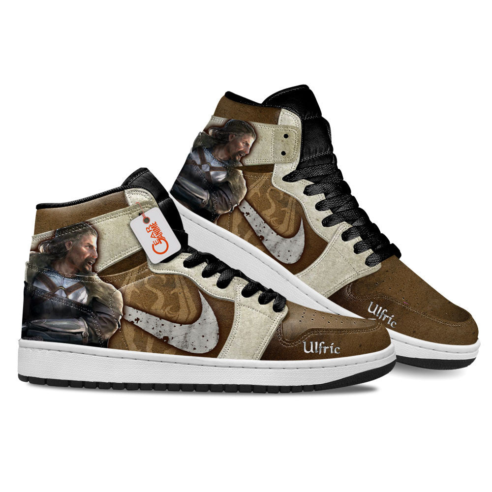 Ulfric Stormcloak High-Top Sneakers Custom Elder Scrolls Custom Shoes