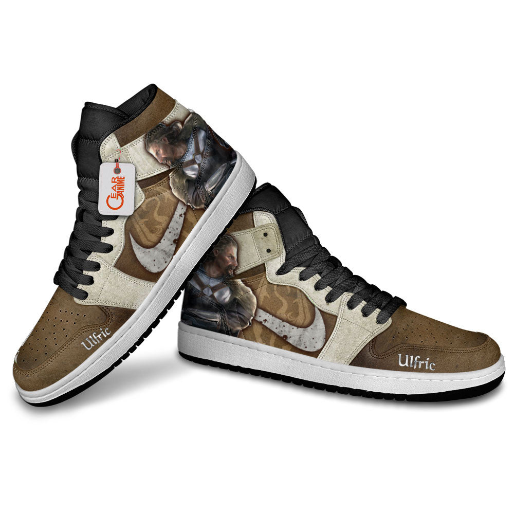 Ulfric Stormcloak High-Top Sneakers Custom Elder Scrolls Custom Shoes