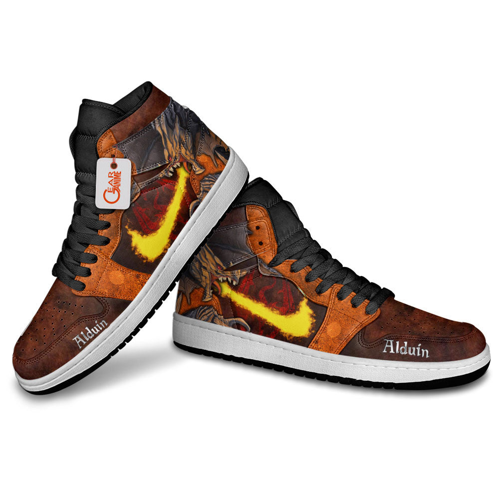 Alduin High-Top Sneakers Custom Elder Scrolls Custom Shoes