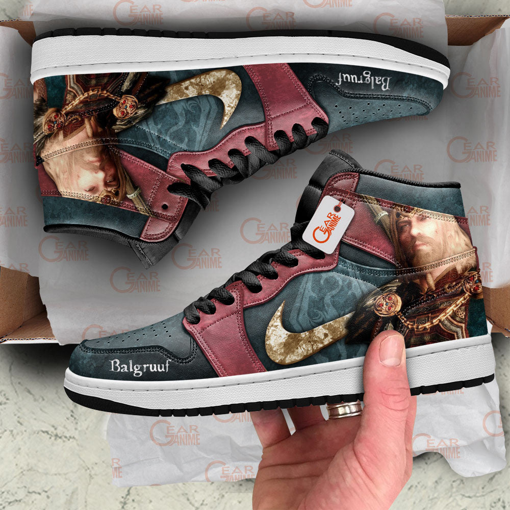 Balgruuf High-Top Sneakers Custom Elder Scrolls Custom Shoes